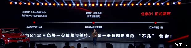 北京81 2.0共创版首发亮相 量产版将于北京车展预售/8月1日上市